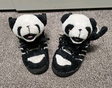 Neu Adidas Jeremy Scott Panda Schuhe Gr. 22 Kinder Sneaker Süß Plüsch 