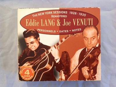 EDDIE LAND & JOE VENUTI - THE NEW YORK SESSIONS 1926-1935 CD - REMASTERED - VG