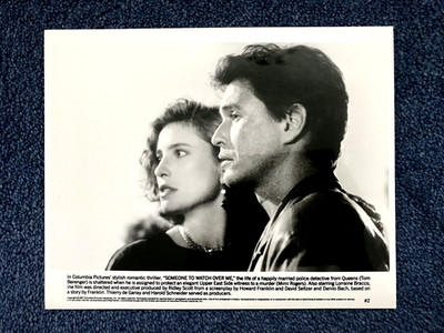 SOMEONE TO WATCH OVER ME Original 1987 Film Movie Photo TOM BERENGER MIMI ROGERS