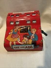 Vintage Wolverine Toy Co., SEE and ADD Tin Toy Adding machine WORKS