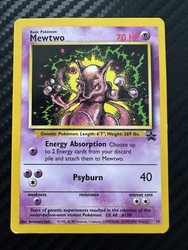 Mewtwo #14 Black Star Promo WOTC Non-Holo Pokemon Card