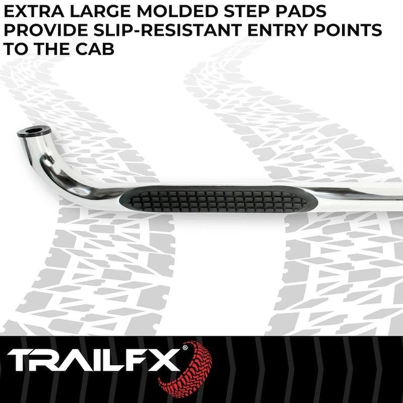 Barra Nerf TrailFX A0009S tubo redondo paso lateral para Toyota Tacoma 2005-2023 NUEVO Foto 4 de 4