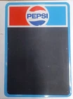 1970's Pepsi Cola Menu Board Chalkboard Sign Gas Station Soda Pop Oil VTG 18x27
