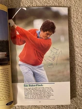 Ian Baker - Finch  Autograph 1988 ORIGINAL HAND SIGNED (NOT a print)