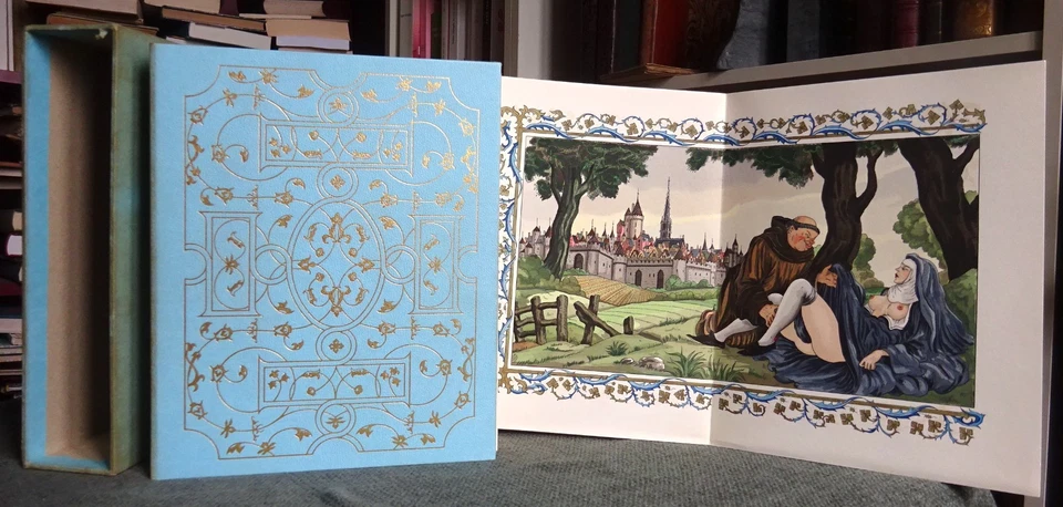 AQUARELLES DE JEAN GRADASSI-FABLIAUX DU MOYEN AGE-1958-CURIOSA-Ed. du FLEUVE - Photo 2/4