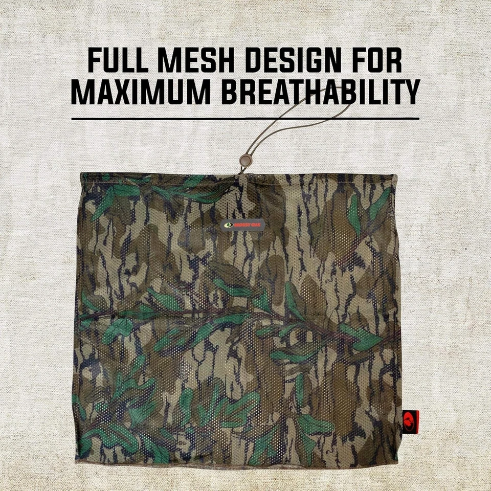 Mossy Oak Unisex-Adult Camo Mesh Hunting Face Mask One Size, Bottomland  - Image 3 of 4