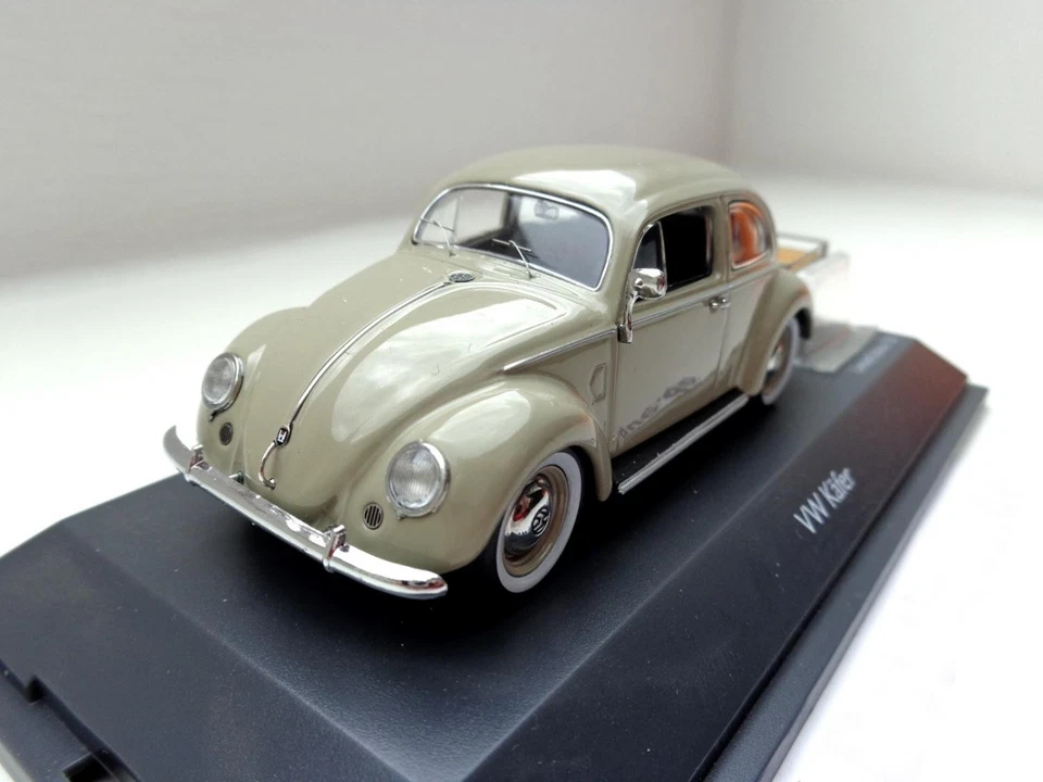 Volkswagen VW Käfer 1200 Brezel Modellino Schuco 1:43 con Rimorchio 450269200 - Immagine 2 di 4