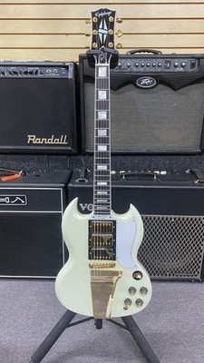 Epiphone 1963 SG Custom Electric Guitar - Classic White VOS -cracked neck