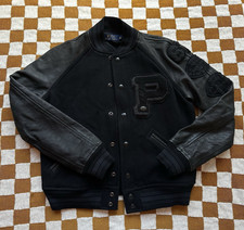 Polo Ralph Lauren Letterman Varsity Jacket Bl...