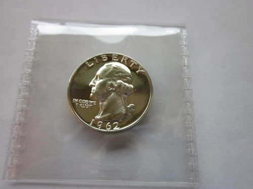 1962 WASHINGTON QUARTER, SUPERB GEM PROOF, FREE SHIPPING