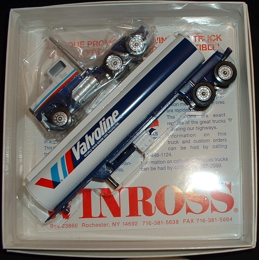 Valvoline Oil Tanker '94 Winross Truck