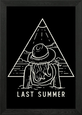 Letzter Sommer Gerahmtes Wandbild Poster Leinwanddruck Bild
