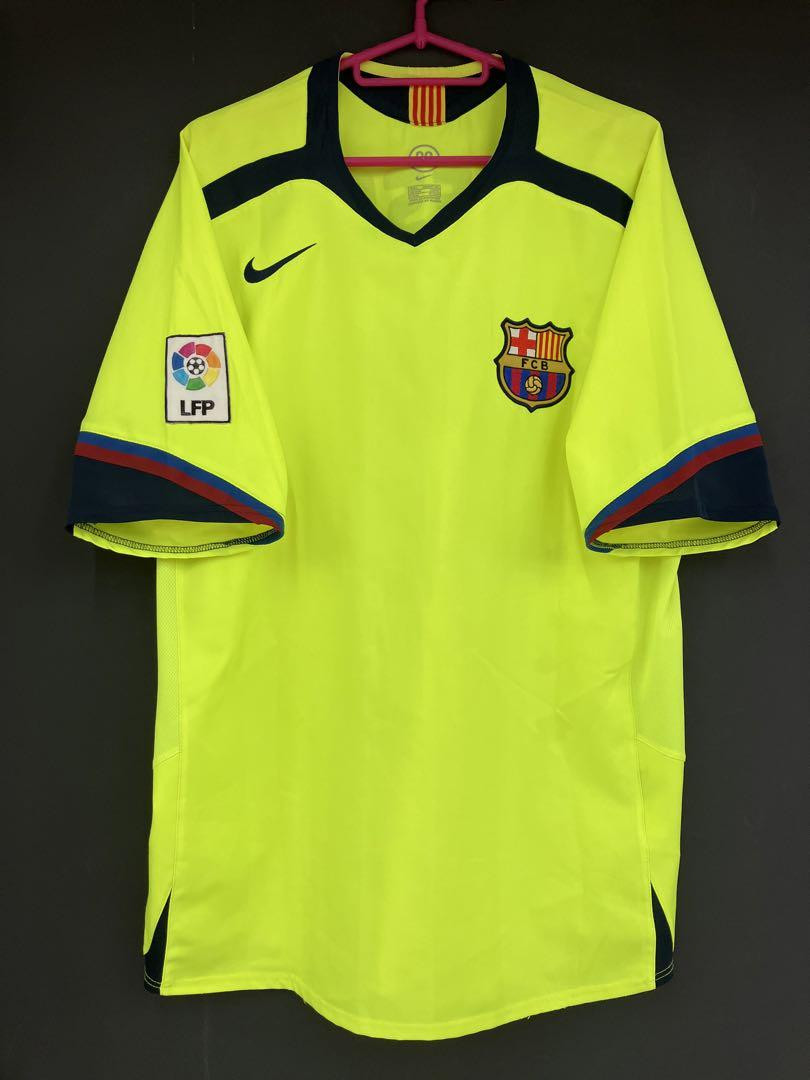 【激レア】05/06 バルセロナ　メッシ　NIKEオフィシャルユニフォーム Vintage Lionel Messi Barcelona 05/06 Away Size L Nike Soccer