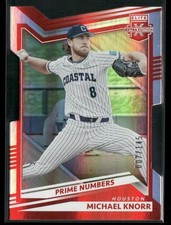 2022 Panini Elite Extra Edition #75 Michael Knorr Prime Numbers A Die Cut #/145