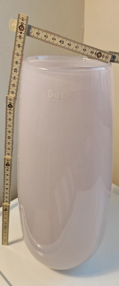 NEU- Dutz Vase ANTIC Farbe altrosa, tolle seltene Farbe ! Glas mundgeblasen - Bild 3 von 3