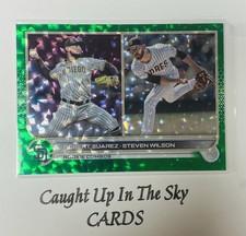 2022 Topps Update Robert Suarez/Wilson “Padres Rookie Combo” Green Foil #154/499