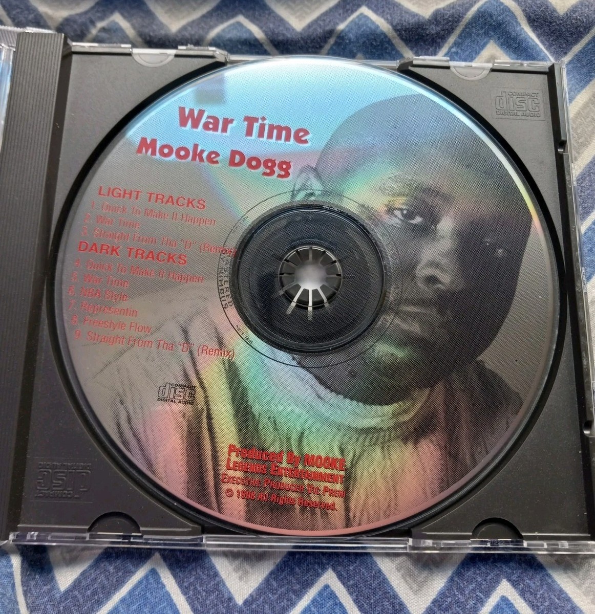 Mooke Dogg,Wartime cd,98,rare,hard to find,Detroit rap,g funk