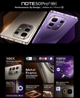Infinix NOTE 50 Pro+ 5G 256GB+12GB Dimensity 8350 Ultimate 4nm 100x Zoom + OIS