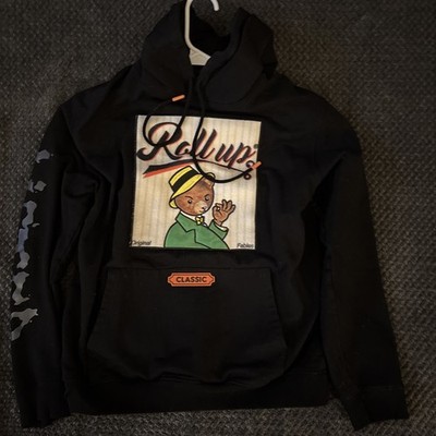 Original Fables OGF Bear Roll Up Hoodie, Black, Size: Medium