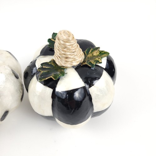MacKenzie - Set di 3 mini zucche Capiz per bambini controllo cortese - Foto 4 di 9
