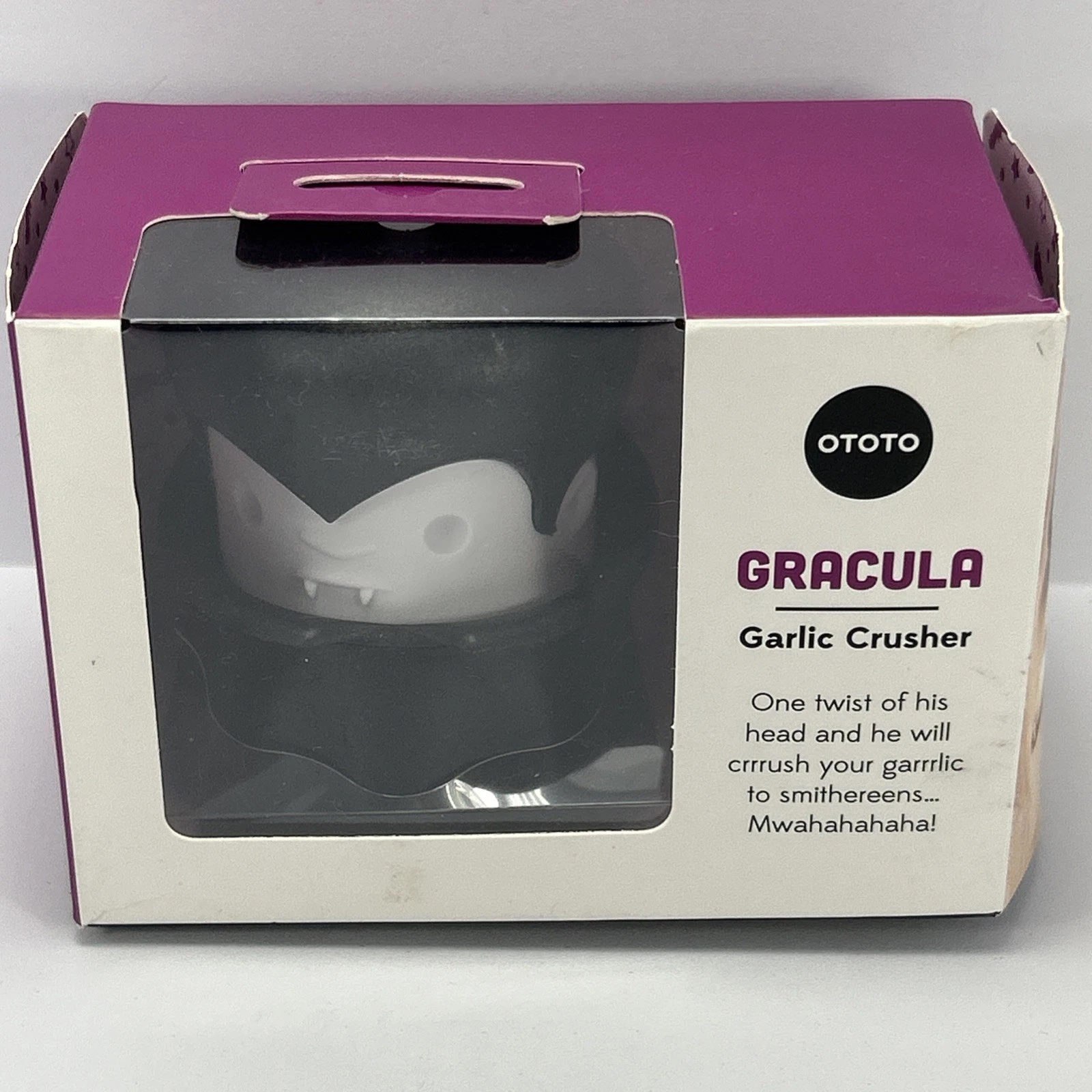 Ototo Gracula Twist Top Garlic Crusher Mincer & Herb Grinder Vampire