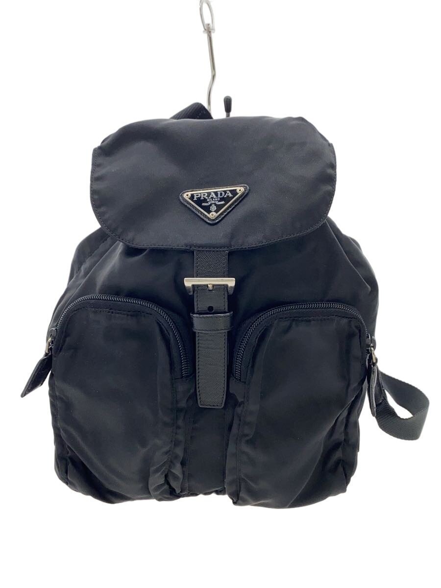 PRADA Backpack Nylon BLK Solid - image 1