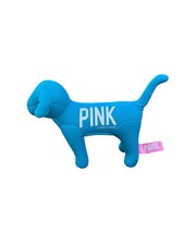 Victoria's Secret "PINK" Logo Blue 1986 Stuffed Dogs, 6.5"