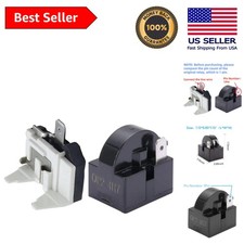 Reliable 1Pin 4.7 Ohm Refrigerator Relay and Overload Protector Kit - 12 Amps