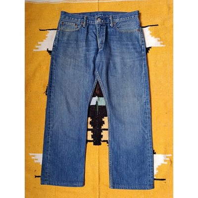 Levi's X Brooks Brothers Made In Usa 514 Zip Fly Straight Denim Jeans W34 L28