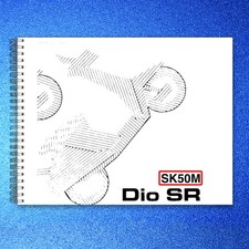 HONDA SK50M Dio SR Scooter Owners Manual 2000 - STEEL WIRE BOUND - TOUGH COVERS