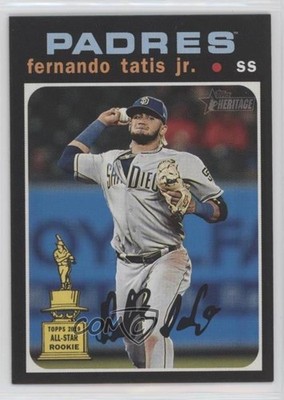 2020 Topps Heritage Action Variation Fernando Tatis Jr #437 b9e