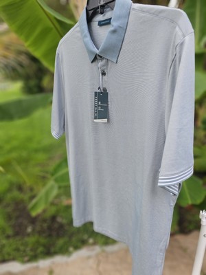 SIZE 2XLPerry Ellis Opti-Dri Swing Tech Men's Golf Polo Shirt CITADEL