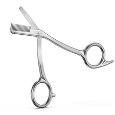 FERYES Eyebrow Trimmer Scissors with Combs, Stainless Steel Scissor  Comb in...
