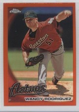 2010 Topps Chrome Orange Refractor Wandy Rodriguez #91 0c2