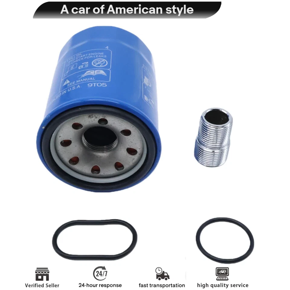 Oil Filter+Holder+Base Ring Seal Gaskets 15400PLMA02 For Acura CL ILX Integra - Image 4 of 4