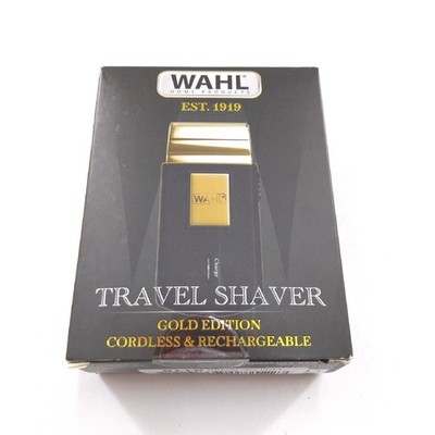 Wahl Travel Shaver Gold Edition- Schnurloser wiederaufladbarer Elektrorasierer