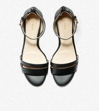 Women's Cole Haan Abriella Leather Wedge Sandals, NEW, W19578 , Multiple Sizes