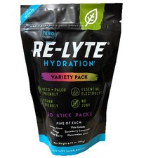 REDMOND Re-Lyte Hydration Electrolyte Powder Mix, Variety Pack, 30 Stick Packs