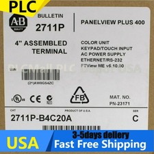 New AB 2711P-B4C20A PanelView Plus 400 4 "Assembly Terminal US Free Tax