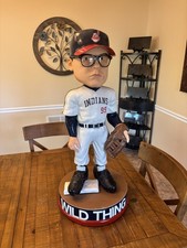 WILD THING RICK VAUGHN CUSTOM 3 FOOT BOBBLEHEAD 