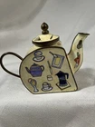 Vintage Empress Arts Enameled Miniature Teapot