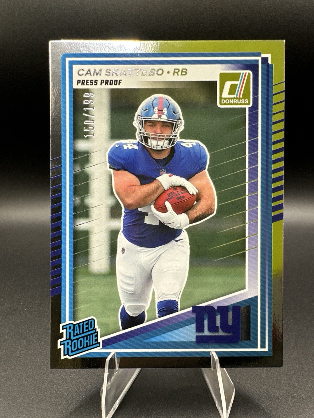 2025 Panini Donruss - Cam Skattebo Press Proof Silver  /199 #302