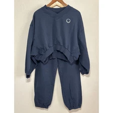 For Days Sweatpants (S) and Shirt (L) Recycled Double Textured Oversized Casual