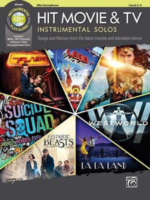 Hit Movie & TV Instrumental Solos ALTO SAX PLAY-ALONG BOOK & CD LA LA LAND LEGO