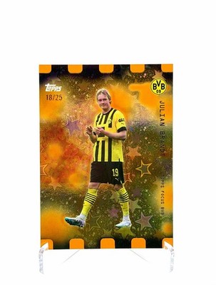 Topps Focus 2025 Julian Brandt Orange Starry Nights /25 Borussia Dortmund