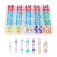 400pcs Solder Seal Wire Connectors Heat Shrink Butt Connectors Solderstick Solde
