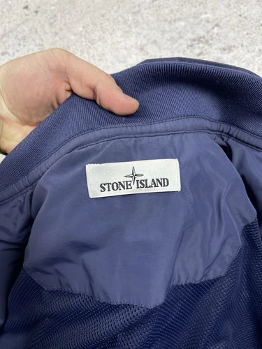 Vintage Stone Island 2012 Micro Reps Field Jacket Navy Blue Faded Color size XL image 12