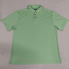 Ben Hogan Performance Mens Large Green Short Sleeve Polo Golf Shirt