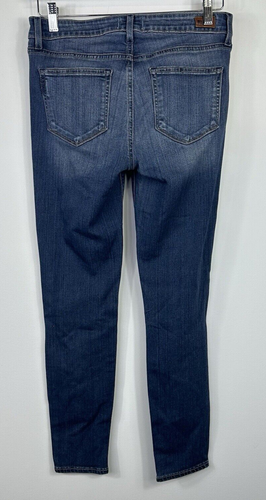 Paige women's jeans blue Verdugo Ankle low rise stretch skinny straight Size 29 - Picture 4 of 11
