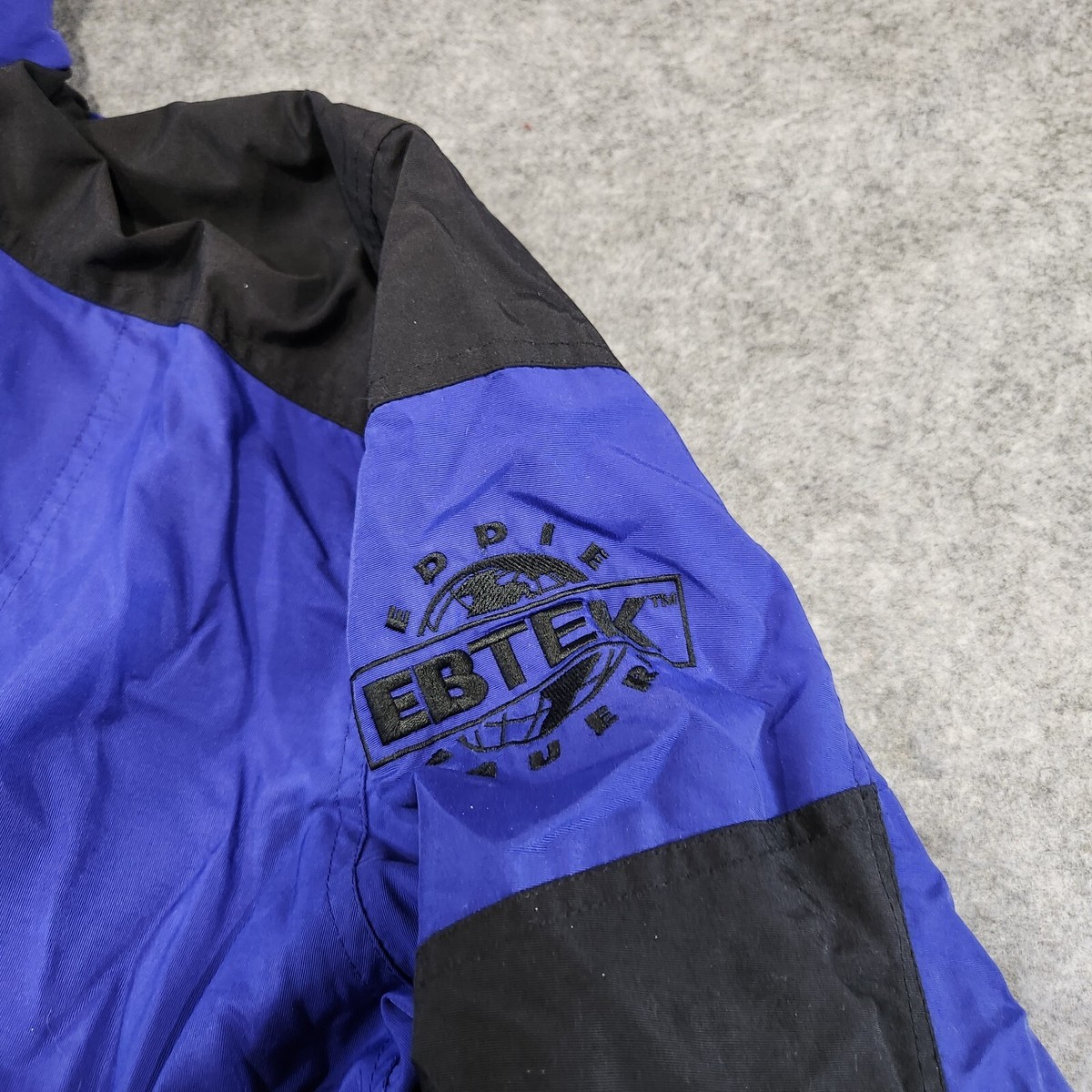 VTG 90s Eddie Bauer Ebtek Mens M Medium Nylon Anorak Pullover Snow 